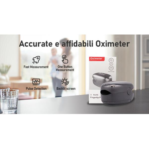 Домашнее измерение кнопки оксиметра одного ИМПа ульс зажима пальца показывает 4 цвет OLED