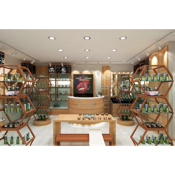 Perfume Retail Shop Interior Design Store Fitting for Small Cosmetics Fashion Boutique