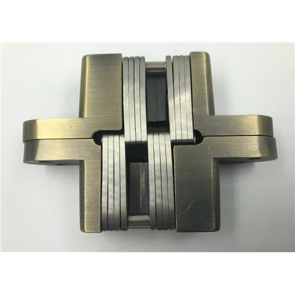 Épaisseur cachée réglable résistante des charnières 40Mm de finition en laiton antique