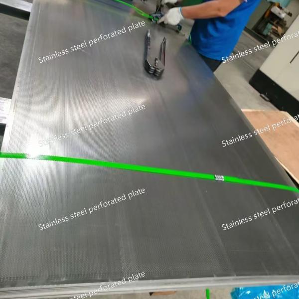 Hoja de acero inoxidable micro perforada con diámetro de agujero de 0,1 a 10,0 mm