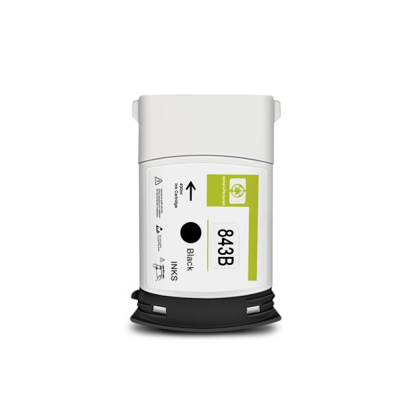Becolor 843 Ink Cartridge 843A/B/C  Compatible Ink Cartridge Suitable for Wide Page HP XL 4000/4100/4500/5100 Printers 400ml