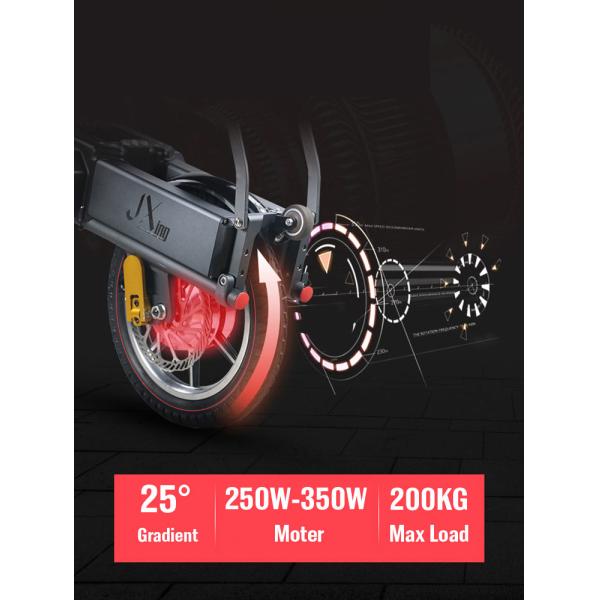 3 Wheel Electric Scooter Bicycle , Adult Foldable Electric Tricycle 3 Speed 350W