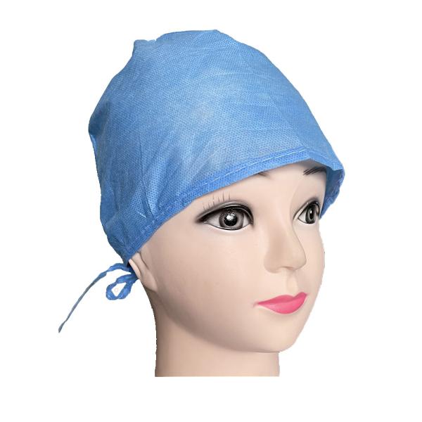 2 Pack Unisex Nurse Hat Surgical Doctor Cap Scrub Buckle Caps Medical