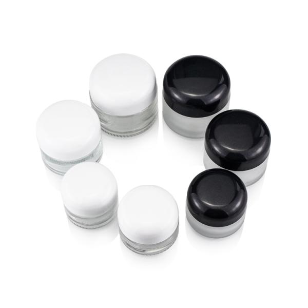 Опарник стекла сливк 30ml изготовленной на заказ сливк изготовителя упаковывая стеклянный пурпурный для косметики