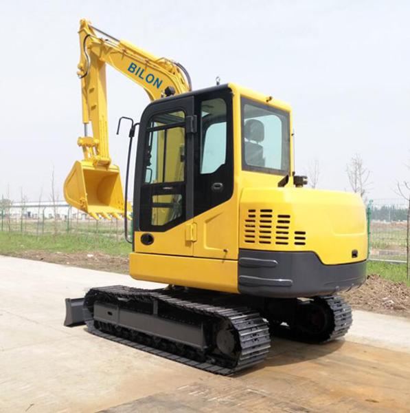 máquina escavadora hidráulica da esteira rolante da velocidade rápida da máquina escavadora do construtor de estrada 6T mini