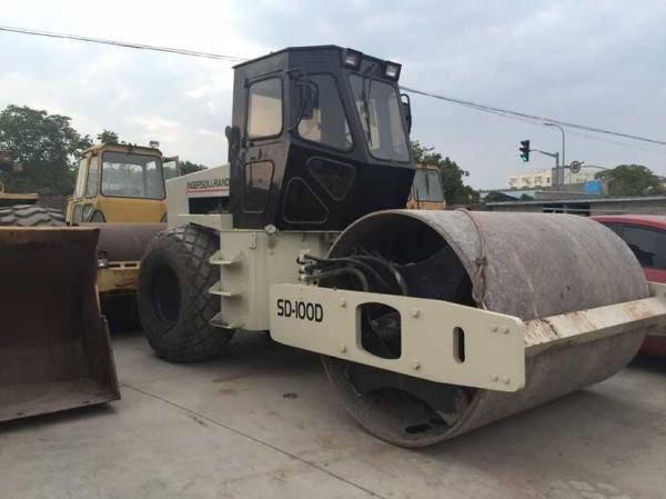                  Used Ingersoll Rand Construction Machinery SD100d Road Roller, Original Hot Sale Used Soil Compactor SD100d SD150d for Sale with Free Spare Parts             