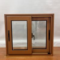 Bathroom Home Super Sliding Aluminium Window Brown Glazing Aluminium Windows