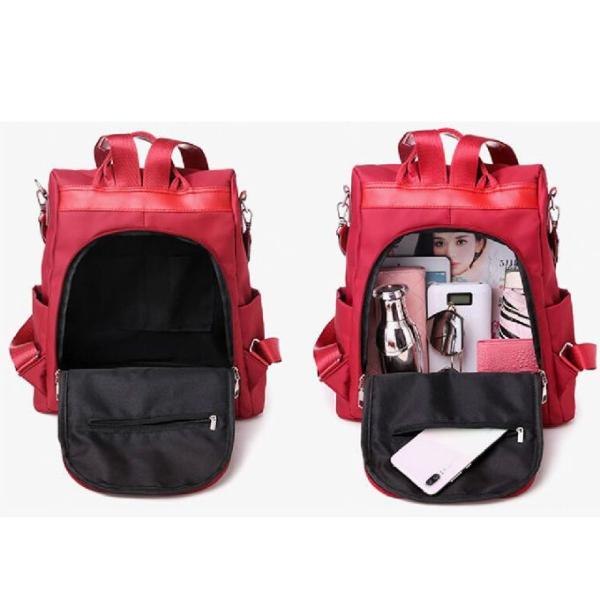 sac à dos de la mode des femmes de polyester de voyage de libellule de la broderie 3d