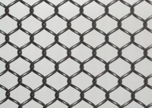 Fio Mesh Curtain Aluminum Alloy da chaminé de Grey Architectural Metal 10m