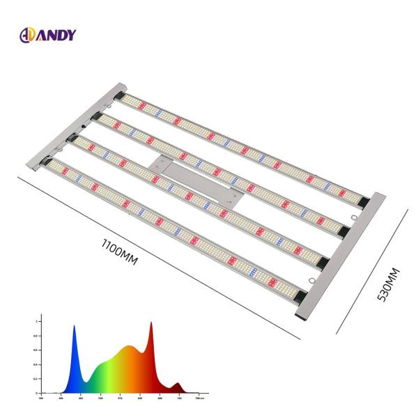Full Spectrum 400W Led Grow Light Samsung LM281B Dimmable Pléable pour les plantes d'intérieur