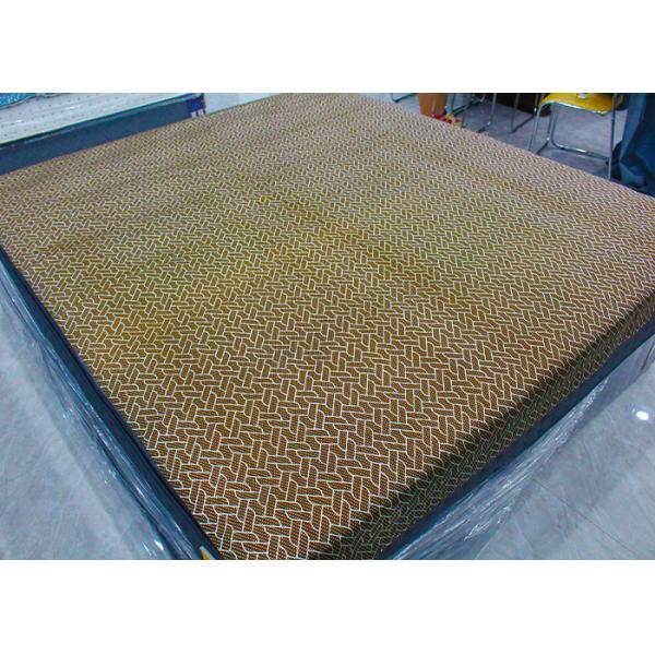 Warp Knitted Mattress Quilting Fabric Polyester Printed Customization