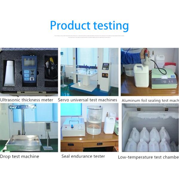 Толстая упаковка сельскохозяйственных пестицидов Фторированные бутылки с запечатанной винтовой крышкой