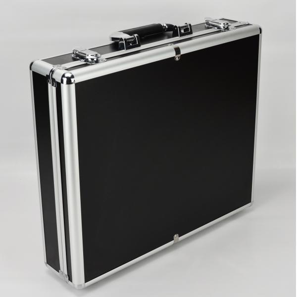 Черная алюминиевая переносная сумка 400*360*200mm инструмента, алюминиевый портфель инструмента для продажи