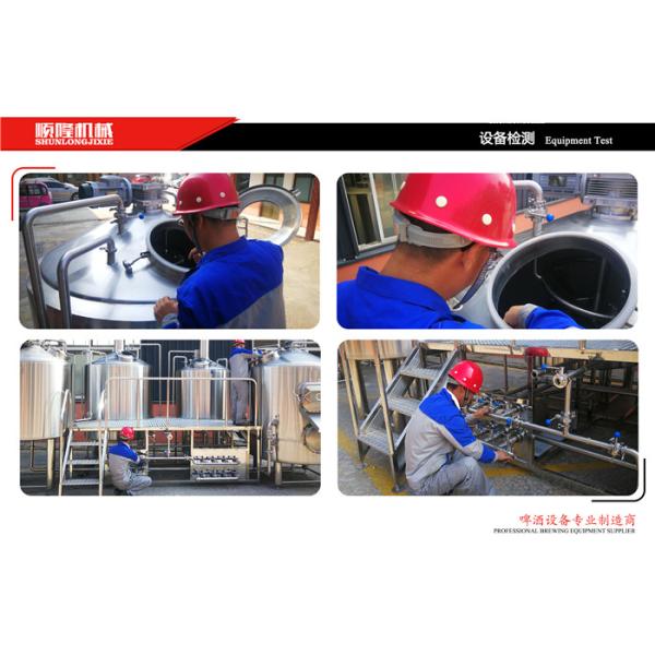 0.55kw Raker Small Brewery Equipment , 500L Mini Micro Brewing Systems