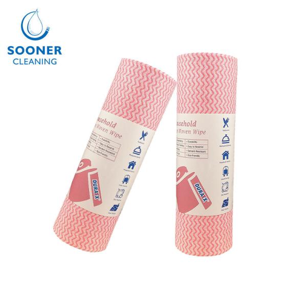 Viscose Polyester Household Cleaning Wipes 25cmx30cm