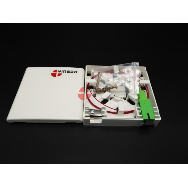 Порты панели 2 гнезда коробки прекращения волокна держателя стены СК/АПК с зажимом кабеля металла