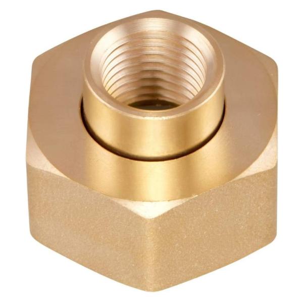 Brass Threaded Hose Connector , 1/4 NPT To 3/4 Inch Female GHT Garden Hose Pipe Fitting