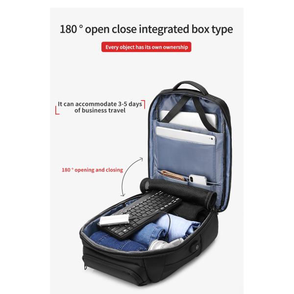 High quality products men's waterproof 17 inch Laptop Backpack Travel Business Backpack