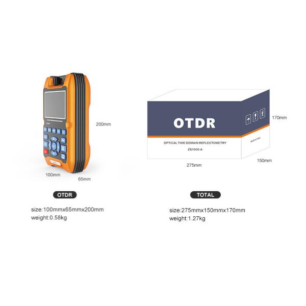 ZS1000-A OTDR Testing Machine Multifunctional 3.5 inch LCD Display