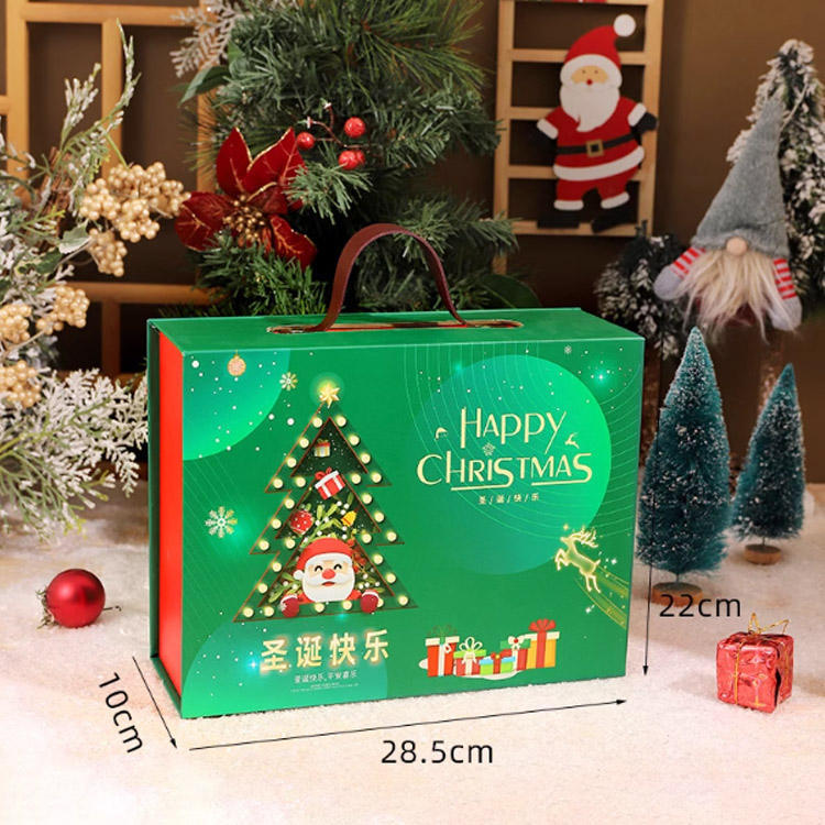 Christmas Paper Gift Box Designed To Bring Festive Elegance And Protection For Retail Products Corporate Gifts And Seasonal Packaging