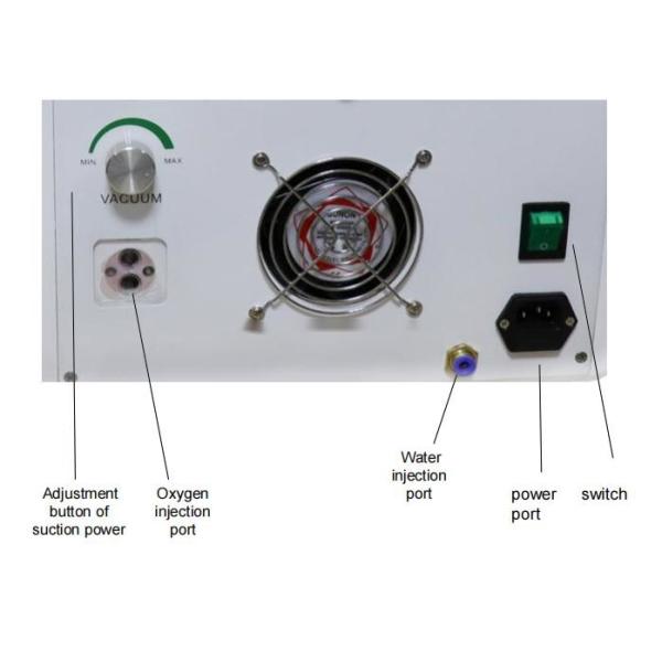 Машина 8 двигателя Aqua гидры лицевая в 1 приборе терапией кислорода кожи