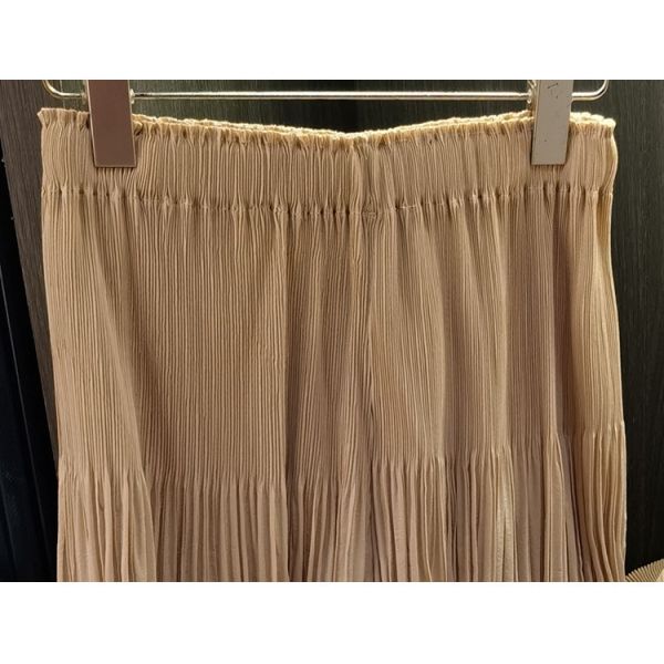 Nice Fashion Simple Pleated Suit Women's New Autumn Simple Design Pleated Top Wide Leg Pants Two-piece Set