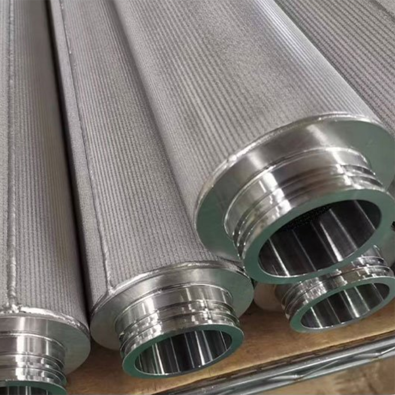 Replacement Stainless Steel Mesh Suction Oil Filter Element Multi Layer Sintered Wire Mesh Filter