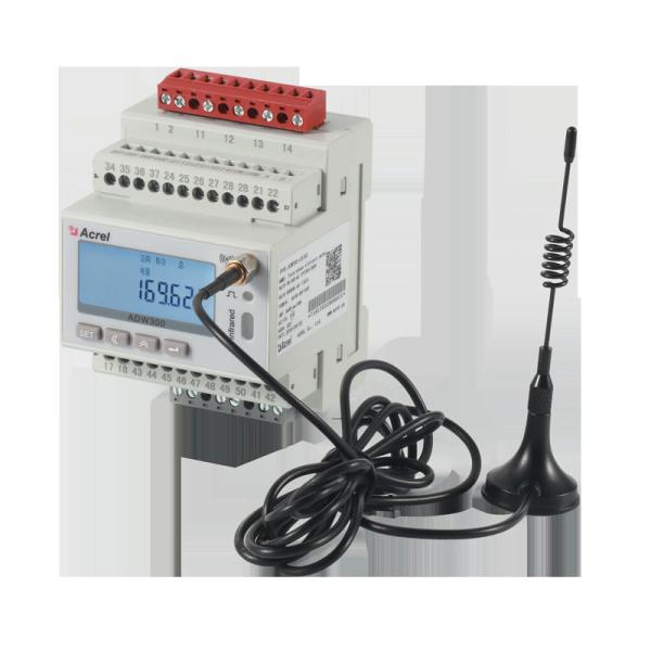 ADW300 Acrel Trois phase 4g Wifi sans fil Din Rail Meter Pour la tour de télécommunication Avec 12v alimentation et logiciel