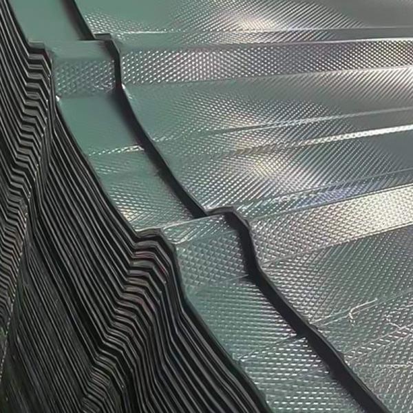 SGCH SS301 Galvanised steel  Corrugated Roofing Sheets SS400 1250mm Width