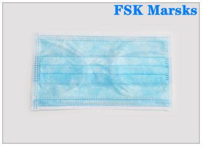 Non Reusable 3 Ply Disposable Face Mask Personal Protection Dustproof Anti Fog
