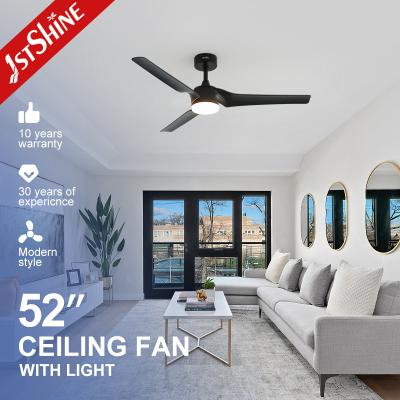 Ventilador de teto LED de alto fluxo de ar 220V Design simples com controle remoto e fonte de luz