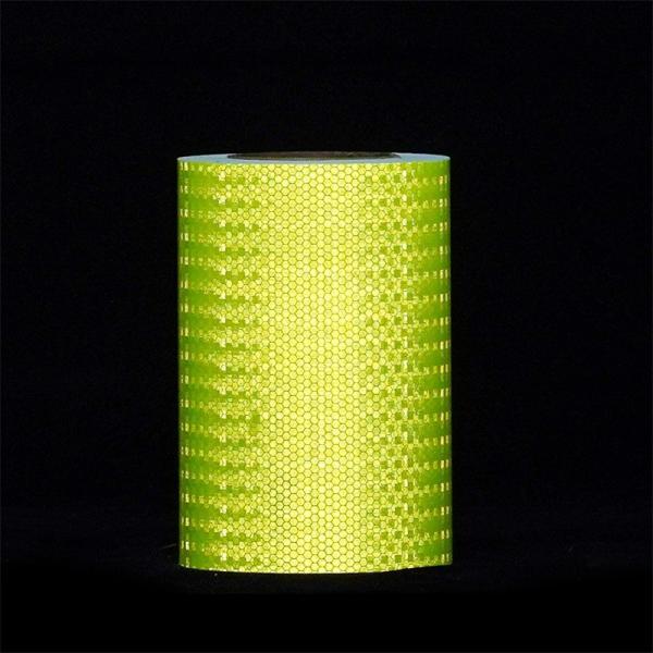 Cintas de marcado de seguridad reflejantes de color amarillo verde fluorescente para remolque camión automóvil motocicleta