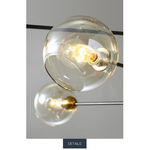 Nordic Glass Ball Chandelier Lighting For Dinning Room Bedroom Kitchen Modern stair chandelier(WH-MI-294)
