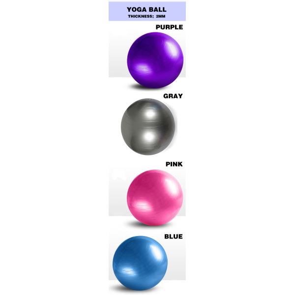 Gym Exercise Eco Friendly Yoga Ball Balance PVC Yoga Ball