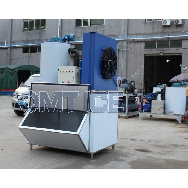 2000KG Capacity Industrial Flake Ice Machine Automatic 2Ton Dry Ice For Fishery