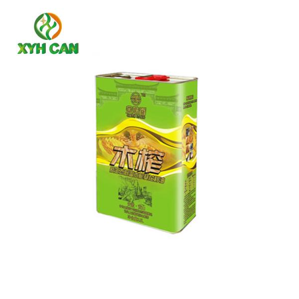 Olive Oil Tin Can Oil Packaging Rectangular Storage Tin Aluminum Oil Can