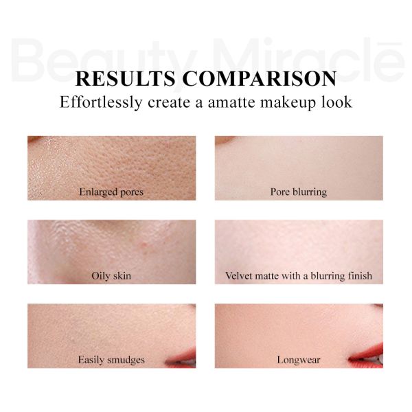 Customized Private Logo Foundation Pore Primer with Silicone Matte Waterproof Luminous Makeup Full Coverage Mineral Moisturizer
