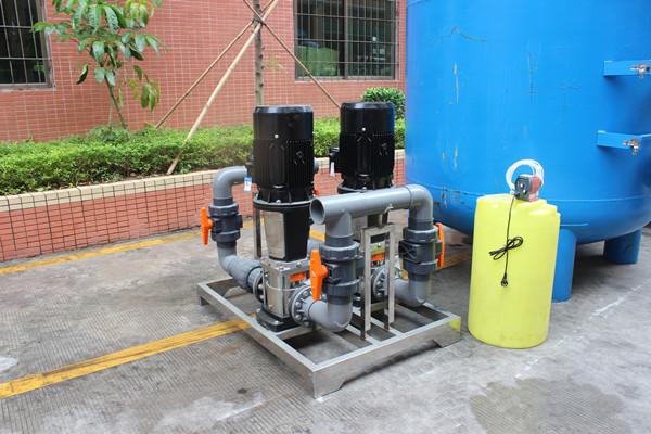50 Tons / h RO Desalination Plant For Underground White FRP Well Water TDS Salinity Removal Water Purification