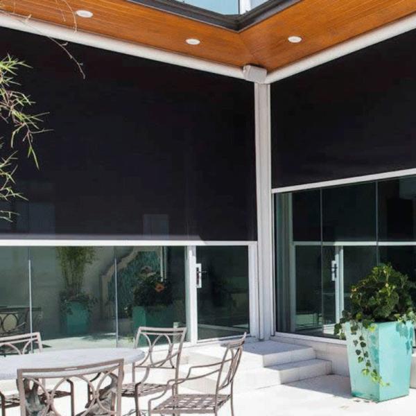 Matériel extérieur adapté aux besoins du client de tissu d'abat-jour de rouleau de gain de la chaleur d'abat-jour de voie de fermeture éclair