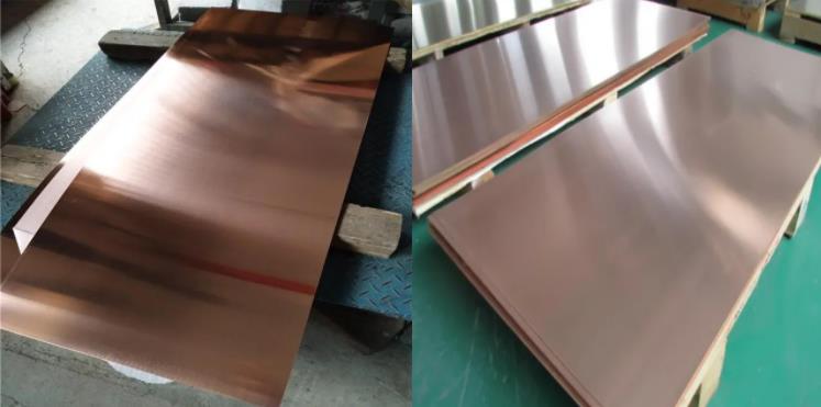 Отполированная толщина плиты C10300 C12200 0.3mm 3mm 4mm листа медного сплава ATSM JIS