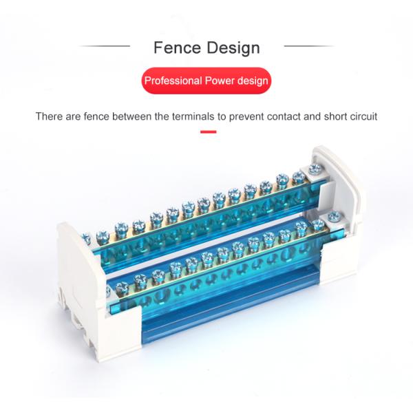 Всеобщий электрический космос терминала UK215 распределения силы соединителя провода сохраняя