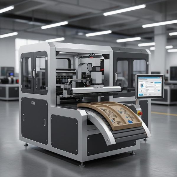 Industrial OnePass Inkjet Printer with Customizable Parameter Configuration for Direct Printing on Curved Pulp Molding Surfaces