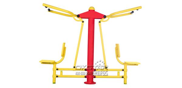 China good quality cheap outdoor gym equipment with TUV certificates EN16630 pull down chair