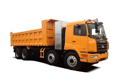 Heavy Duty Construction Dump Truck , 8x4 Dump Tipper Truck  CNG Tank 351~450 hp