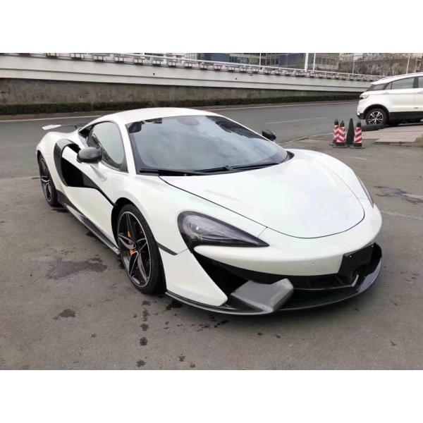 Pour McLaren 540c 570s 570gt Kit de carrosserie en fibre de carbone 540c 570s 570gt Modifié NOVI Style Spoiler Diffuseur de lèvres avant