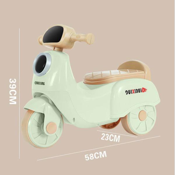Scooter Walker Sliding Car Pushing Car Foldable Four Wheels for Boys Girls Ride On Toy