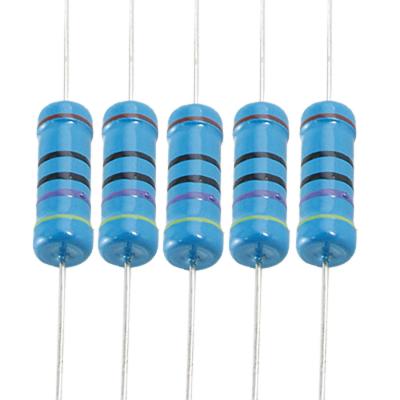 3 Watt 1% 470 Ohm Through Hole Metal Film Resistors Blue