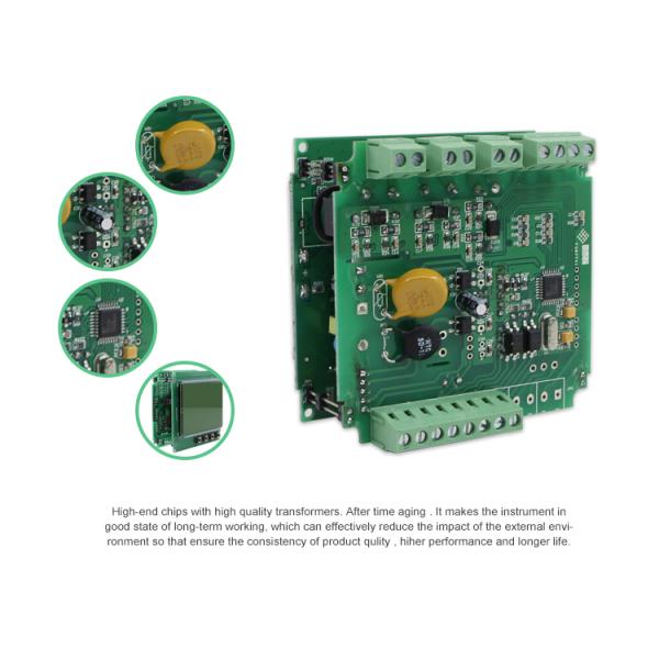 Slim type amp,volt,hz 96*96mm Three Phase LCD Multi-function digital panel Power Multimeters