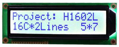 RoHS COB STN LCD Display 2X16 Characters Industrial LCD Display