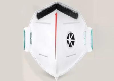 Foldable N95 Mask For Yard Work Hygienic 3 Ply Non Woven Face Mask Latex / Fiberglass Free